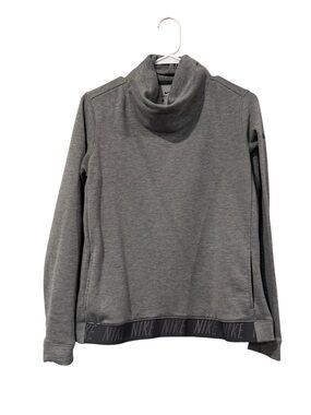Nike Women's Gray Funnel Neck Sweatshirt size M